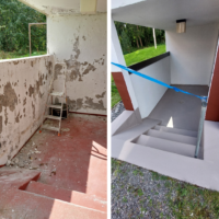 Parvekeremontti ennen jäkeen kuvat